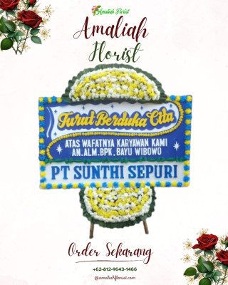 Papan Bunga Duka di Jamusan