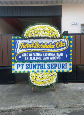 Papan Bunga Duka di Jamusan